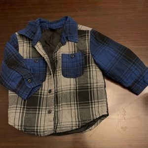 Gap Quilted Shirt Jacket Size 12-18mo